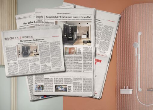 VDS-Meldung zu barrierefreien Badezimmern über dpa in Tageszeitung